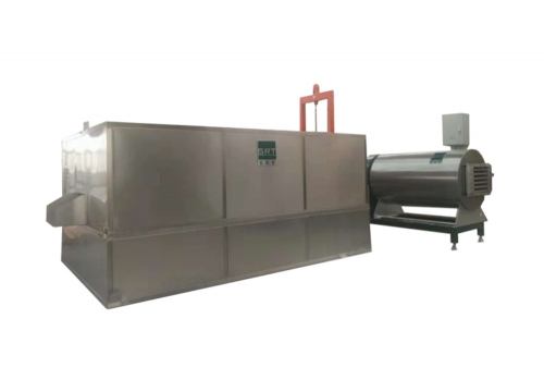 Natural gas direct combustion single layer oven